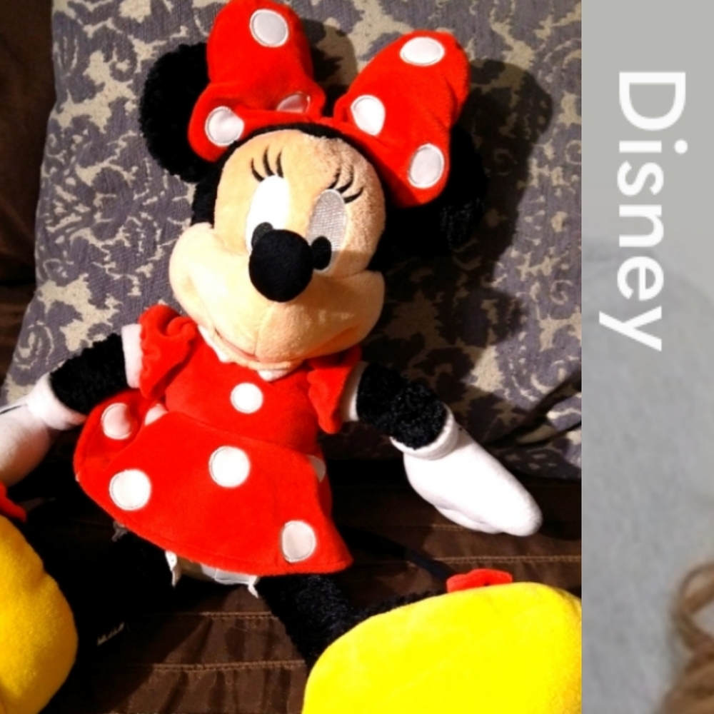 Minnie mouse plush stuffed Walt Disney bear - Picture 3 of 17